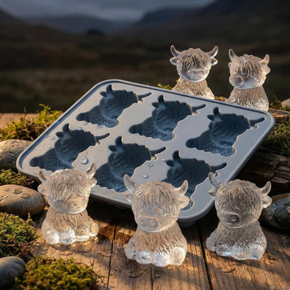 HighlandChill — Kuh Eiswürfel Form | 1+2 GRATIS