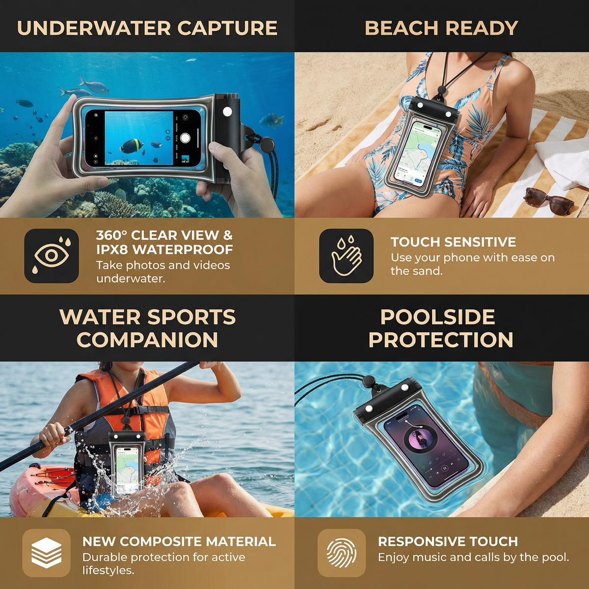 Phone Guardian — Wasserdichte Handyhülle | 1+1 GRATIS