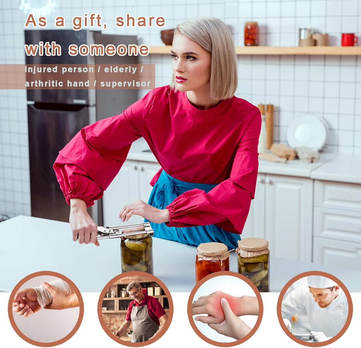 EasyGrip – Der praktische Edelstahl-Glasöffner | 1+1 GRATIS