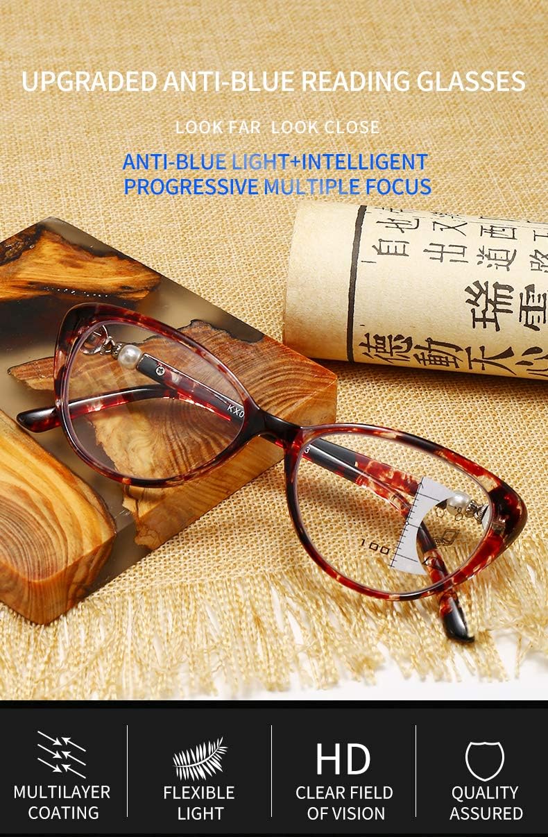 VisionEase™ Multifokale Gleitsichtbrille mit Blaulichtfilter | 1+1 GRATIS