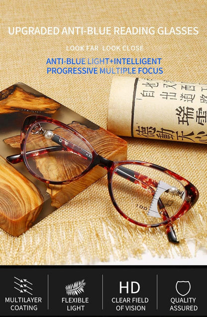 VisionEase™ Multifokale Gleitsichtbrille mit Blaulichtfilter | 1+1 GRATIS