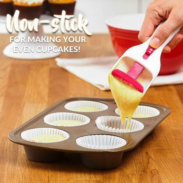 BakeMaster™ – Teigportionierer und -mischer für Klumpen | 1+1 GRATIS