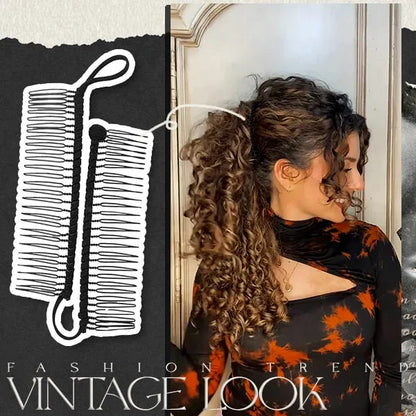 GlamGrip – Vintage Bananen-Haarclip | 1+2 GRATIS