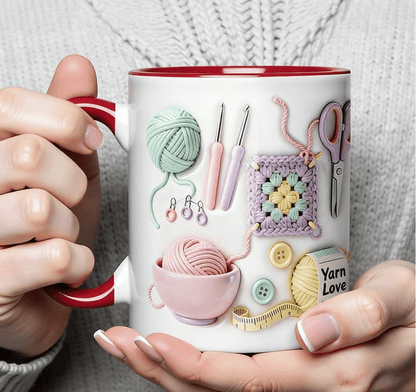 StitchMuse — Kreative Keramik Tasse | 1+1 GRATIS