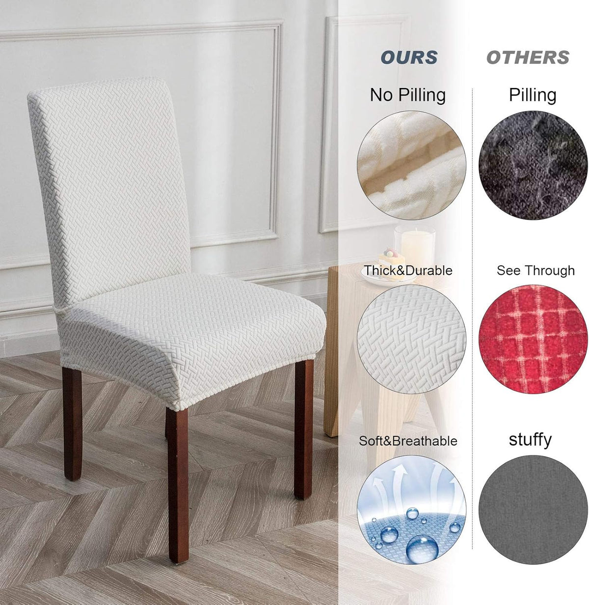 Genina™ – Elastische Stuhlhussen | 1+1 GRATIS