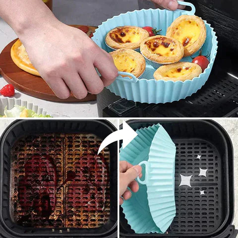 ZeroGrease — Silikon-Heißluftfritteusen-Einsatz | 1+1 GRATIS