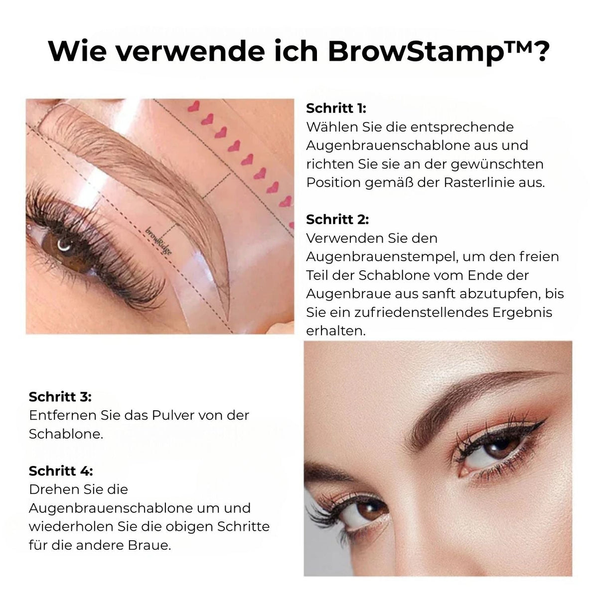 BrowQueen – Perfekte Augenbrauen in Sekundenschnelle | 1+1 GRATIS