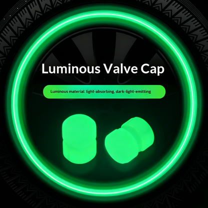 LumaGuard — Leuchtende Reifenventilkappen 4-teiliges Set  | 1+1 GRATIS