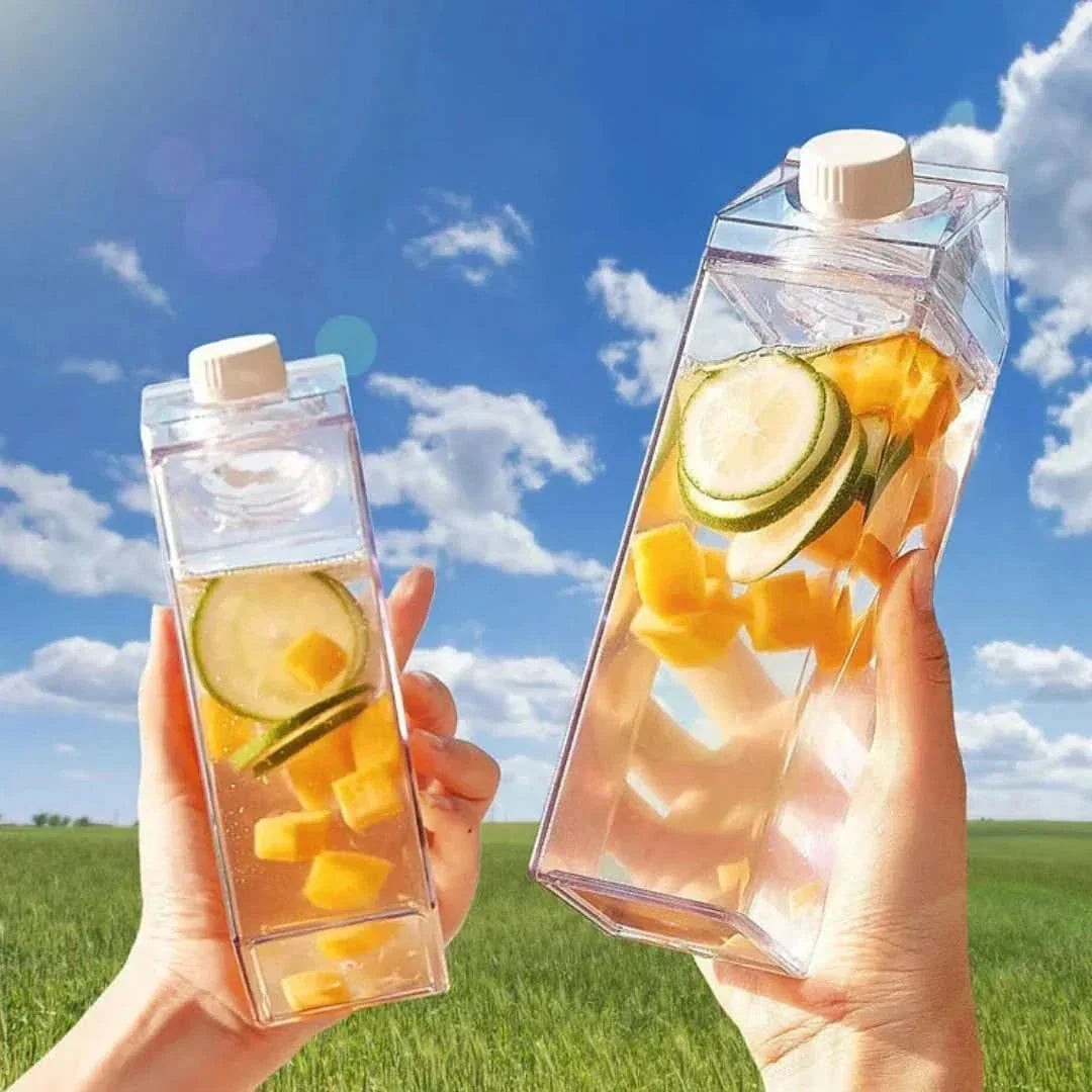ClearPour – Transparenter Milchkarton | 1+1 GRATIS