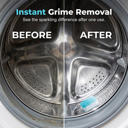 WasherRefresh 10 Stück — Waschmaschinen-Reinigungstabletten | 1+2 GRATIS