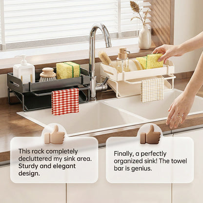 FlowNest — Spülbecken-Abtropfschale-Organizer | 1+1 GRATIS