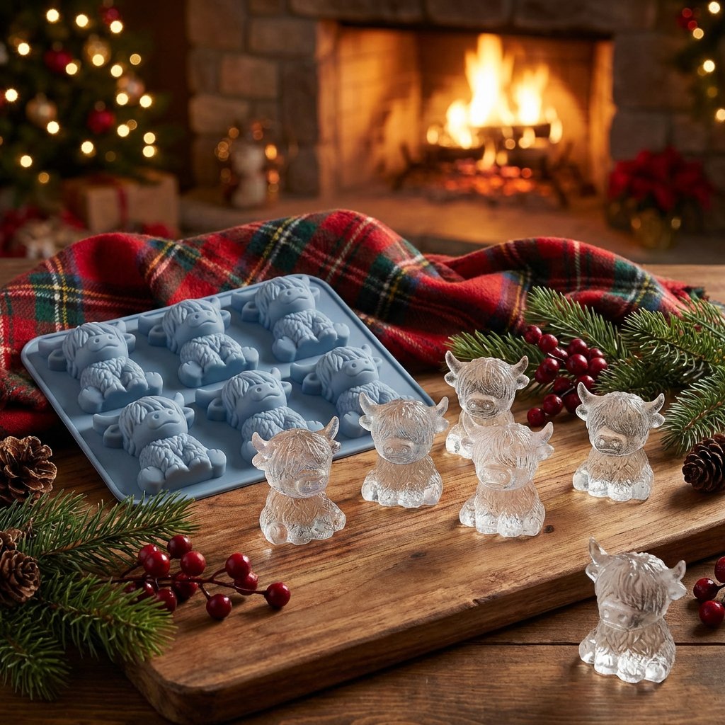 HighlandChill — Kuh Eiswürfel Form | 1+2 GRATIS