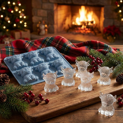 HighlandChill — Kuh Eiswürfel Form | 1+2 GRATIS