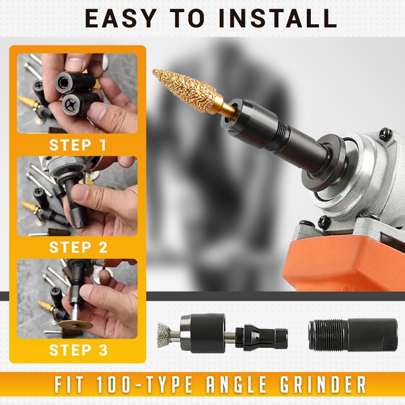 PowerGrip — Winkelschleifer Adapter Tool | 1+1 GRATIS
