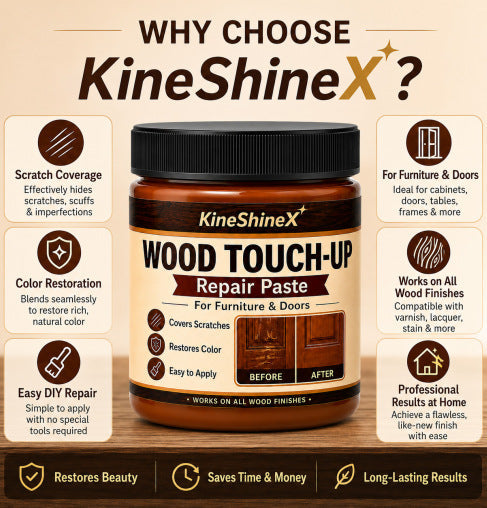 WoodTouch — Holz-Reparaturcreme Braun | 1+1 GRATIS