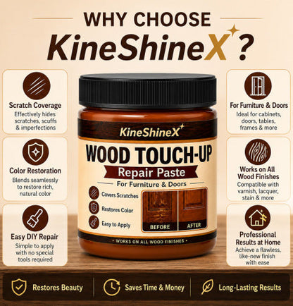 WoodTouch — Holz-Reparaturcreme Braun | 1+1 GRATIS
