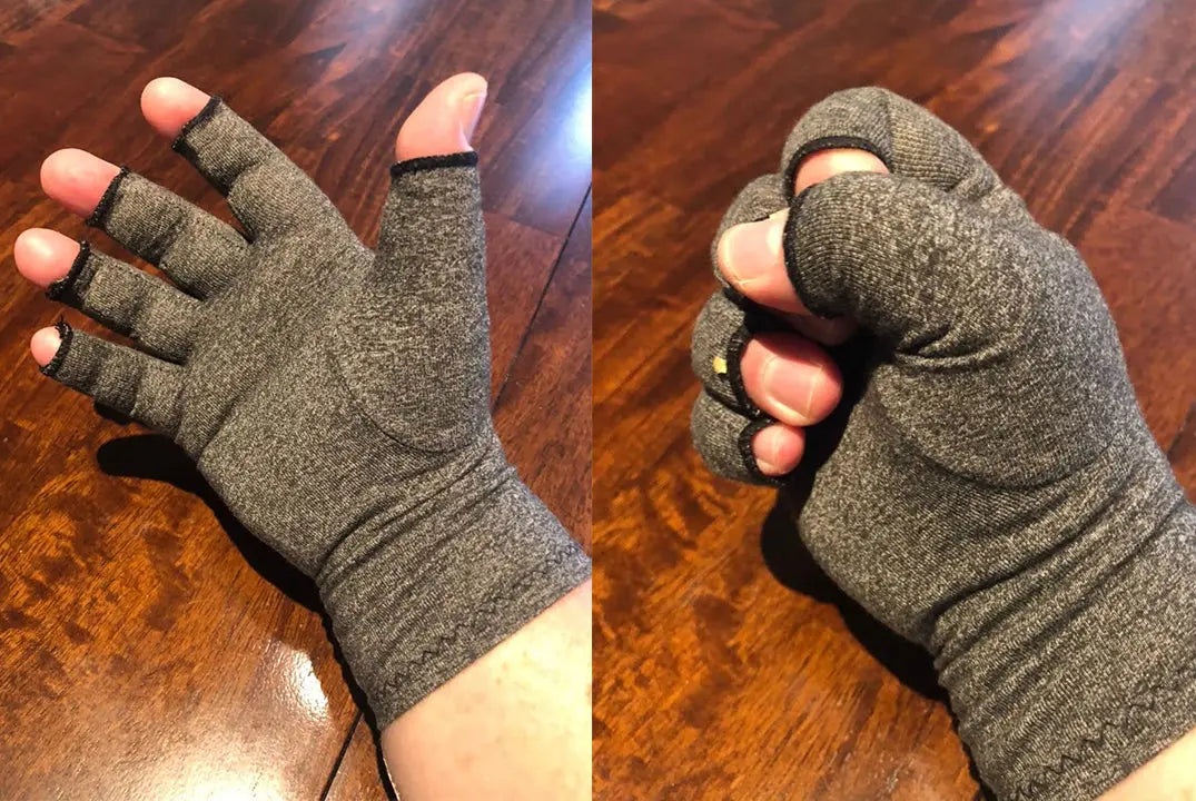 Clara — Fingerlose schmerzlindernde Handschuhe | 1+1 GRATIS