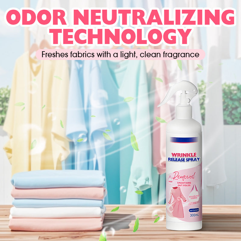 WrinkleAway — Faltenspray für makellose Kleidung | 1+1 GRATIS