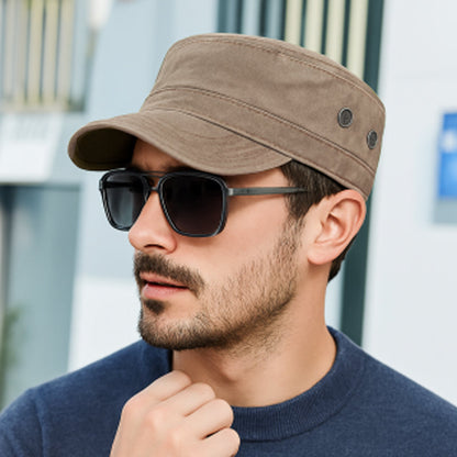 Hunter — Militärische Flat Cap | 1+1 GRATIS