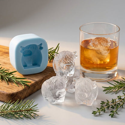 HighlandChill — Kuh Eiswürfel Form | 1+2 GRATIS