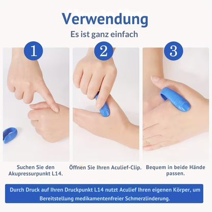 Akupressur Clip | Zucker Balance | Natürliche Blutzucker Unterstützung | AcuBalance