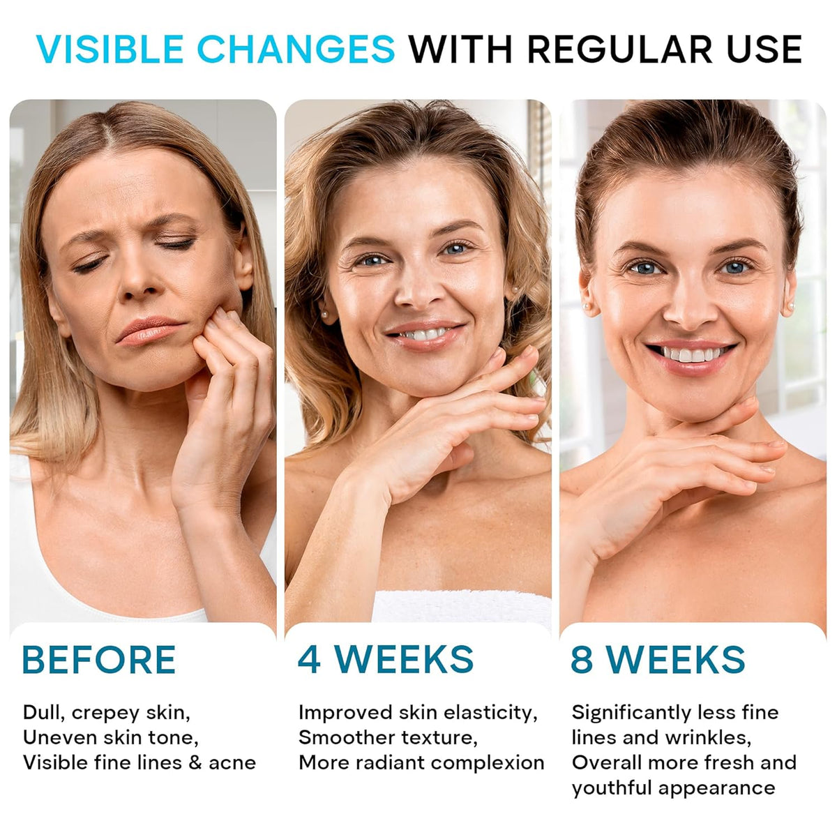 Anti-Aging Gesichtscreme für Frauen | Kollagen, Hyaluronsäure & Retinol | Für glattere, straffere und feuchtigkeitsreiche Haut