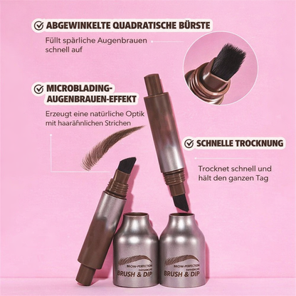 Augenbrauenstift | Natürlicher 4D-Microblading-Effekt | Lang anhaltende Formel | BrowBliss