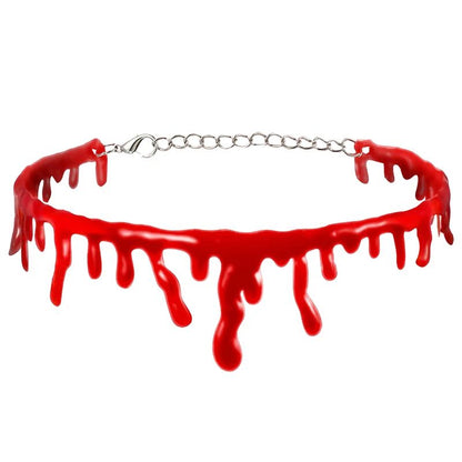 Blutchoker Halloween | Dripping-Effekt & Sofort-Tragefertig 8