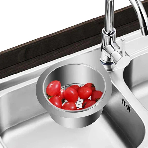 Edelstahl-Spülbecken-Sieb | Abflussfilter im Schwan-Design | SinkStrainer