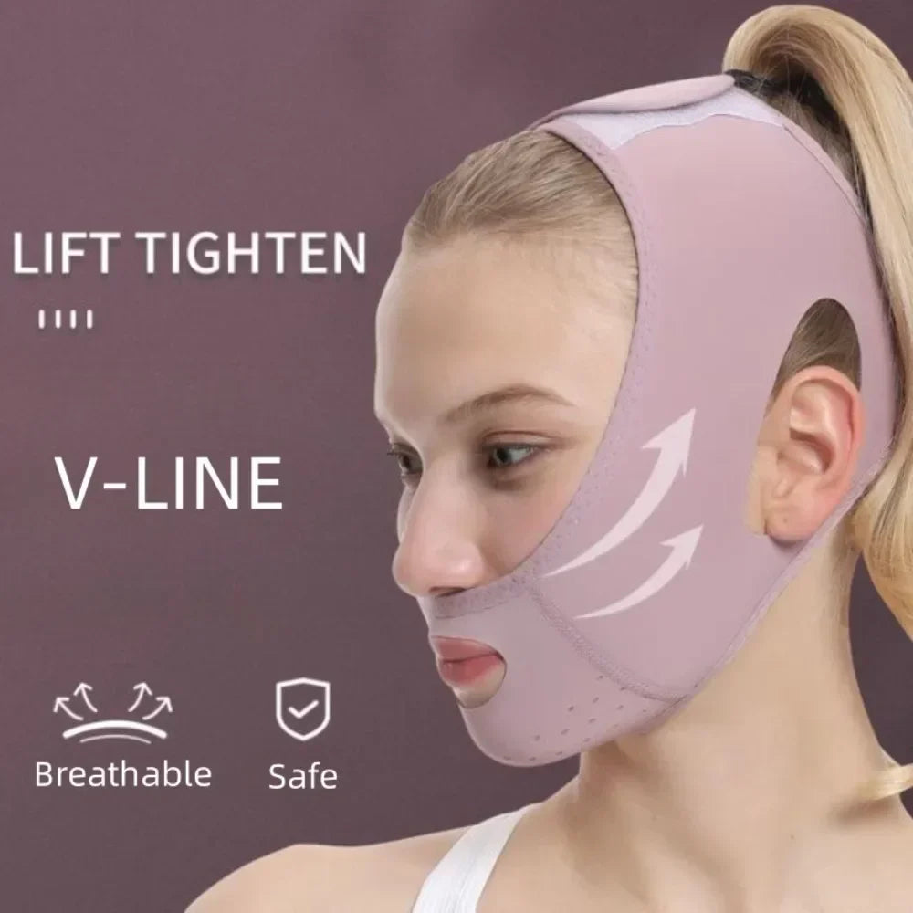 Gesichtslifting Band | Im V-Line-Schnitt | Angenehm Straffendes Tragegefühl | ContourBand