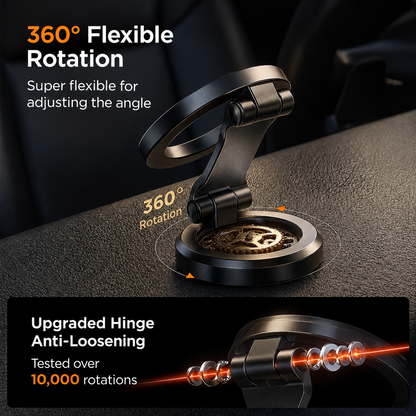 Handyhalterung Auto | Magnetische Kfz-Halterung mit 360°-Drehung | mit Einem Klick fixiert | DriveDock