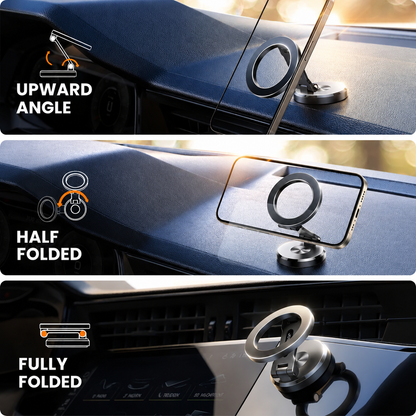 Handyhalterung Auto | Magnetische Kfz-Halterung mit 360°-Drehung | mit Einem Klick fixiert | DriveDock