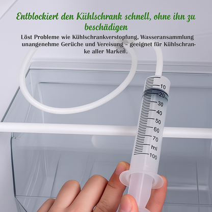Kühlschrank Reinigungsbürste | Gerüche Entfernen | Flexible Abflussreinigung | Einfach & Hygienisch | Frostea | 1+1 Gratis