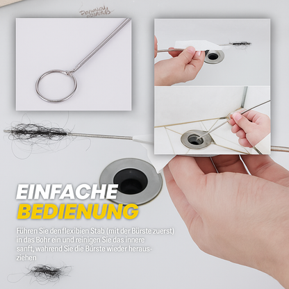 Kühlschrank Reinigungsbürste | Gerüche Entfernen | Flexible Abflussreinigung | Einfach & Hygienisch | Frostea | 1+1 Gratis