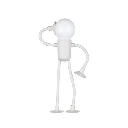 LED Leuchte mit Saugnapf-Armen | Flexibel Verstellbar, Kabellos & Wiederaufladbar | Für Laptop, Regal und Bett