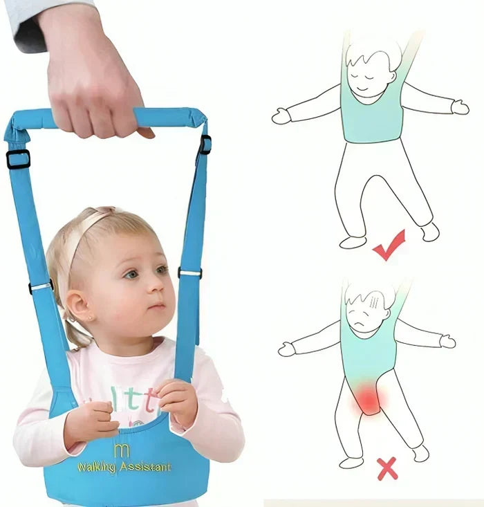 Lauflernhilfe Für Kleinkinder | mit Gepolstertem Haltegriff | Verstellbar & Waschbar | FirstSteps
