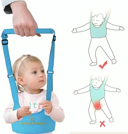 Lauflernhilfe Für Kleinkinder | mit Gepolstertem Haltegriff | Verstellbar & Waschbar | FirstSteps
