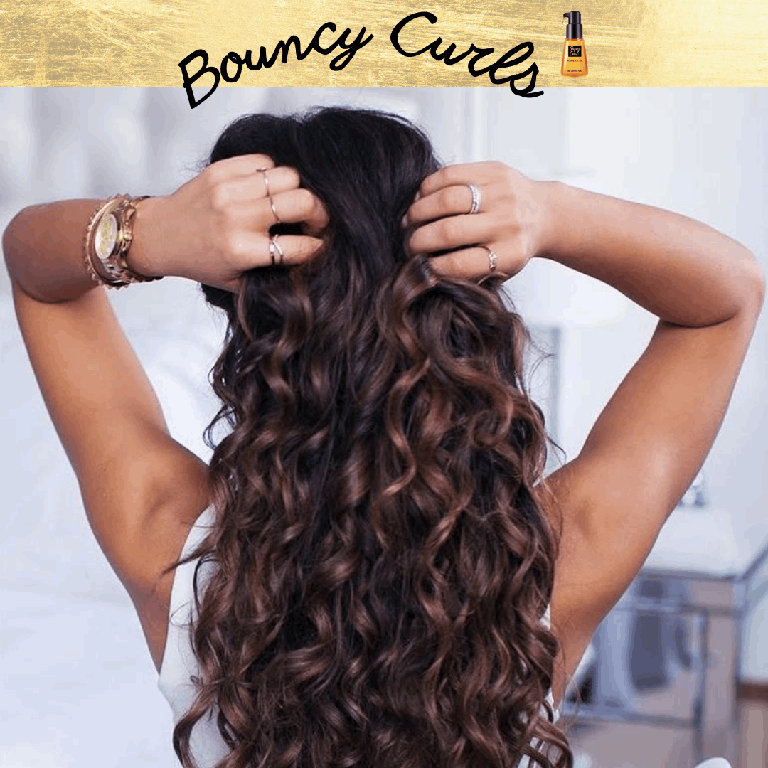 Locken-Serum für lockiges Haar | Mit Argan-, Jojoba- und Macadamiaöl | Definierte Locken, weniger Frizz und mehr Glanz