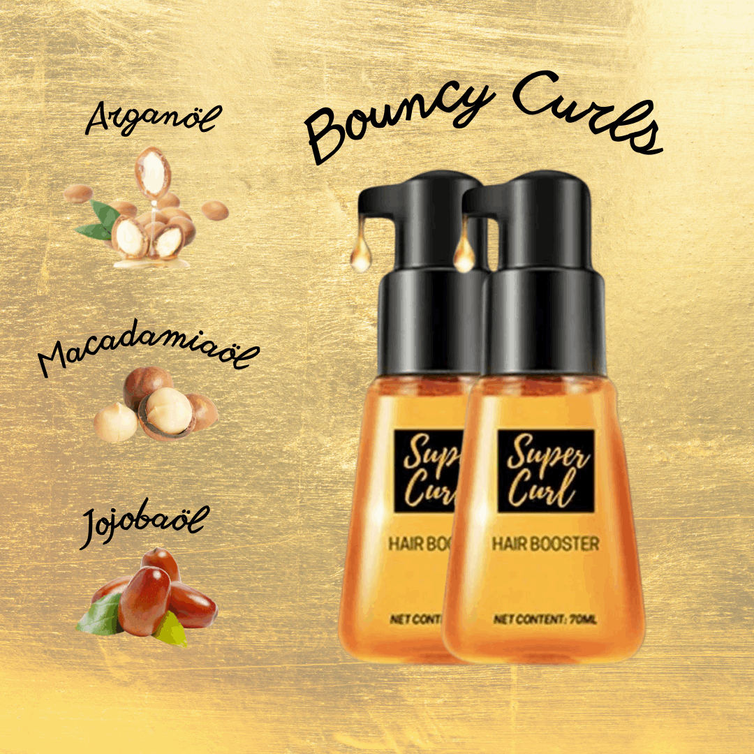 Locken-Serum für lockiges Haar | Mit Argan-, Jojoba- und Macadamiaöl | Definierte Locken, weniger Frizz und mehr Glanz
