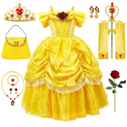 Luna Prinzessinnenkleid für Kinder | Elegantes Cosplay-Outfit | Komplettes Set | RoyalPlay