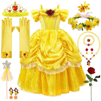 Luna Prinzessinnenkleid für Kinder | Elegantes Cosplay-Outfit | Komplettes Set | RoyalPlay