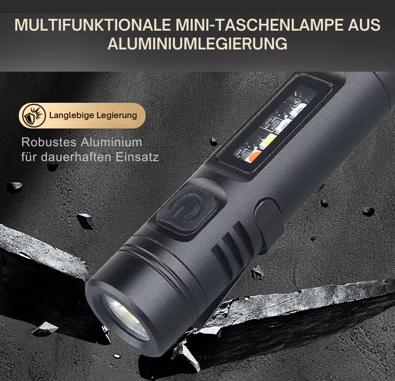 LightMate – Multifunktionale Mini-Taschenlampe | 1+1 GRATIS