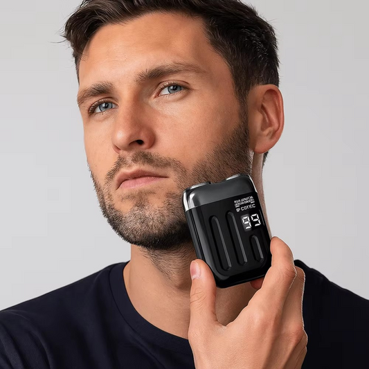 Mini-Elektrorasierer | Doppelkopf | Kompakt | PocketShave