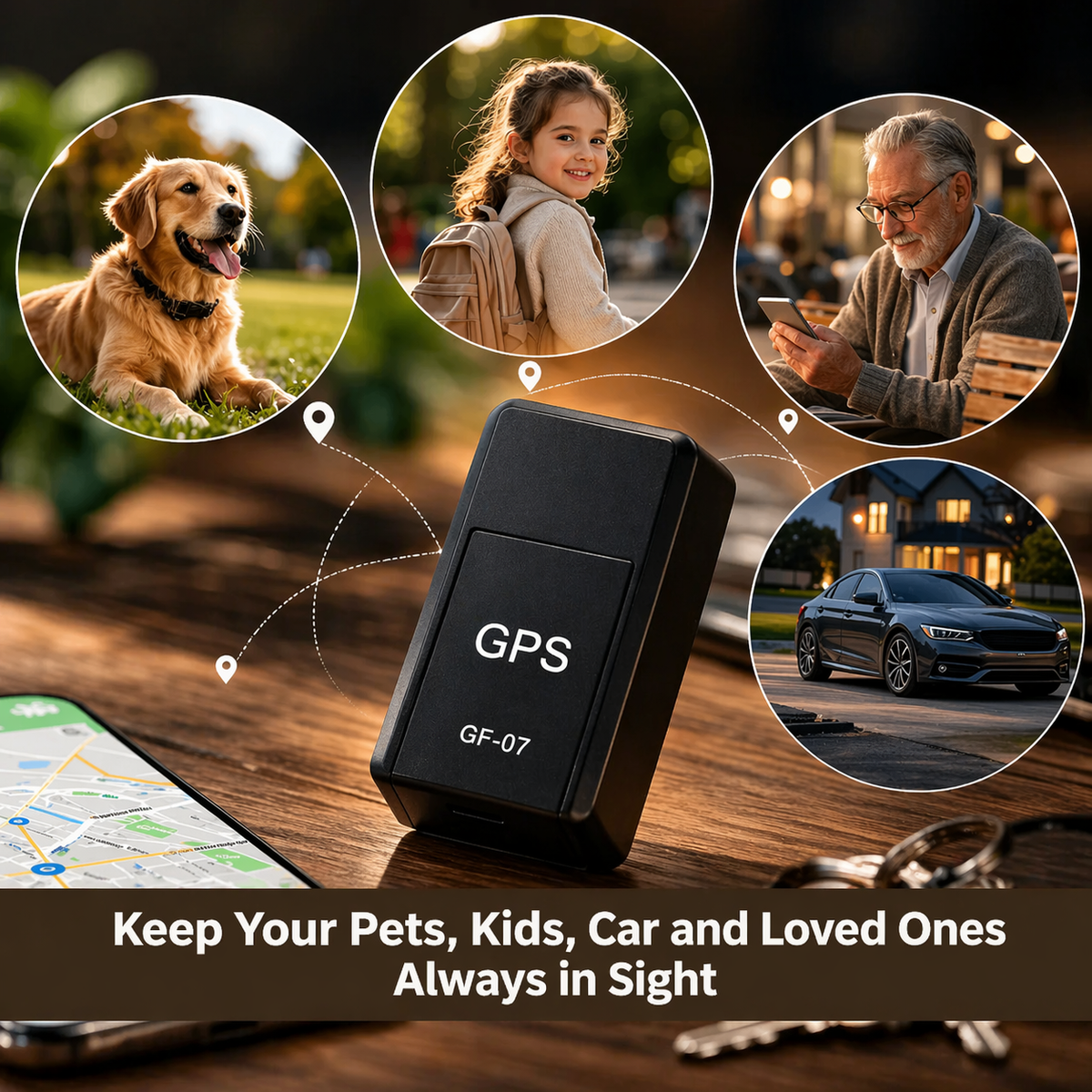 Mini GPS Tracker | Magnetischer Auto-Tracker | Echtzeit-Ortung | Magnetrax