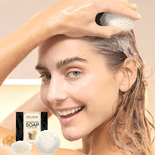 Natürliches Haarwachstum Shampoo | Weniger Haarausfall | Sanfte Kopfhautpflege | RiceBloom