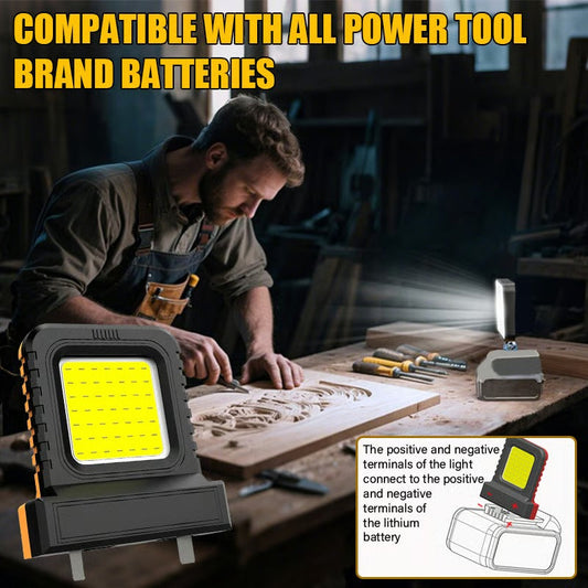 NightTorch Arbeitsflutlicht | Akku-Kompatibel | COB LED | Heimwerker & Outdoor