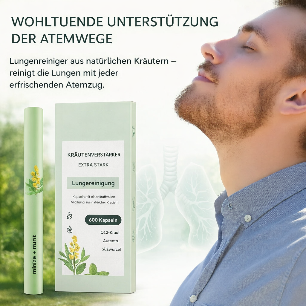 Nikotinfreier Lungenreiniger | Frische Atmung | Kräuterdiffusor  | PureLung