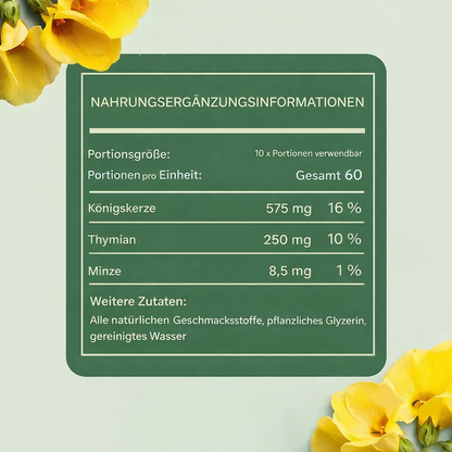 Nikotinfreier Lungenreiniger | Frische Atmung | Kräuterdiffusor  | PureLung