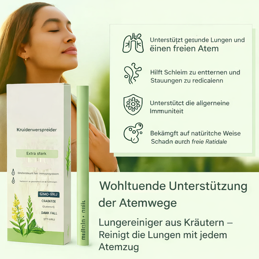 Nikotinfreier Lungenreiniger | Frische Atmung | Kräuterdiffusor  | PureLung