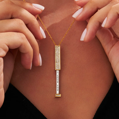 "I Love You" Ketting 1+1 GRATIS